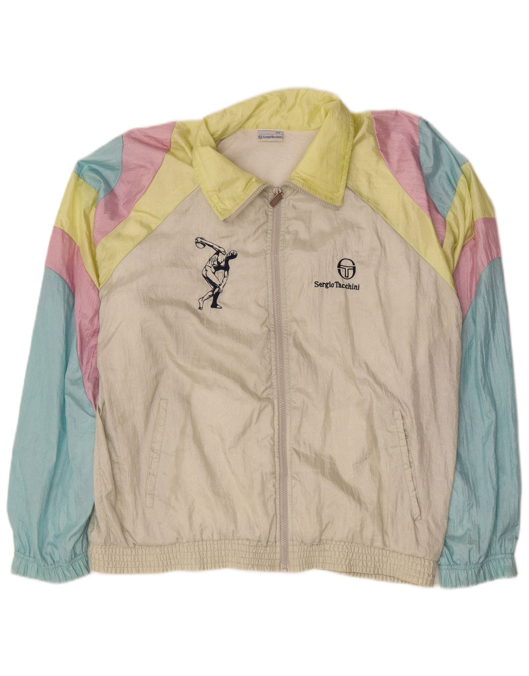 Sergio Tacchini Herre grafisk træningsdragt Topjakke IT 50 Medium Multicoloure