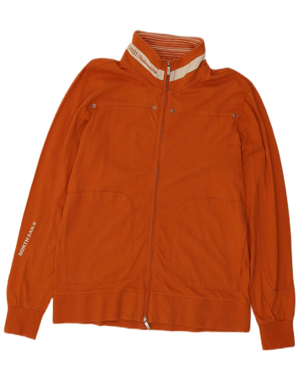 North Sails Herre grafisk træningsdragt Topjakke XL Orange Bomuld Nautical