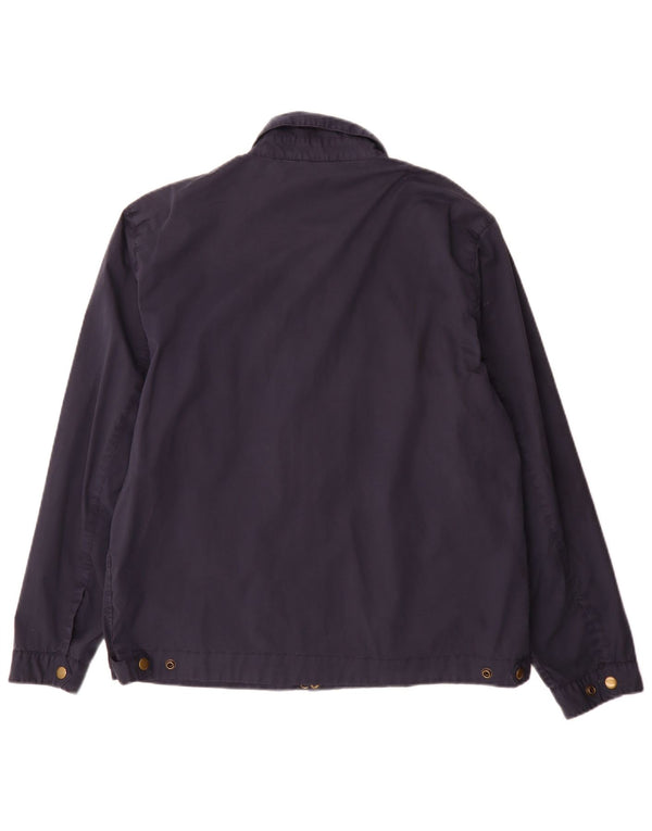 Superdry Mens Utility Jacket UK 38 Medium Navy Blue Cotton