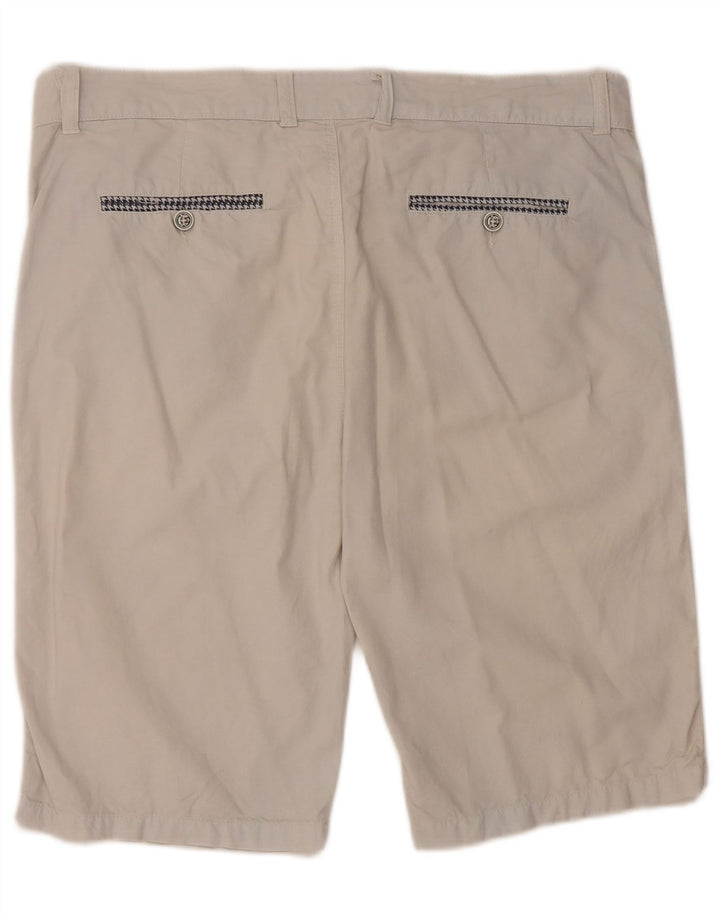 Vintage Chino Shorts til mænd W36 Large Grå Bomuld