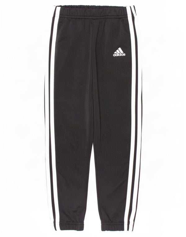 Adidas Drenge Træningsdragt Bukser Joggers 4-5 År Sort Polyester