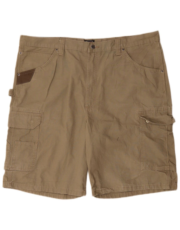 Wrangler Herre Cargo Shorts W42 2XL Khaki Bomuld