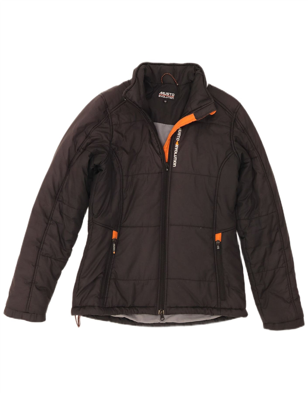 Musto polstret jakke til kvinder UK 10 Lille sort polyester
