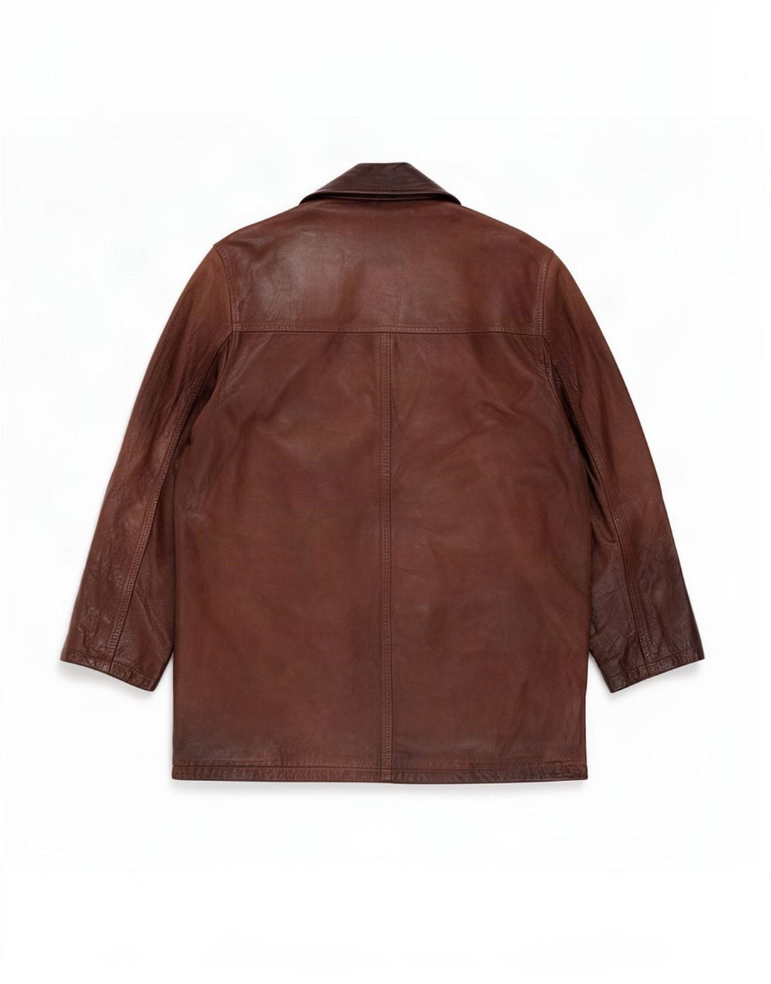 E.B. Company Herre læderfrakke UK 38 Medium Brown