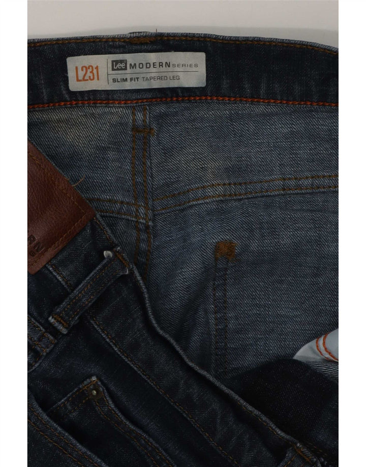 Lee Herre Tapered Slim Jeans W36 L28 Blå