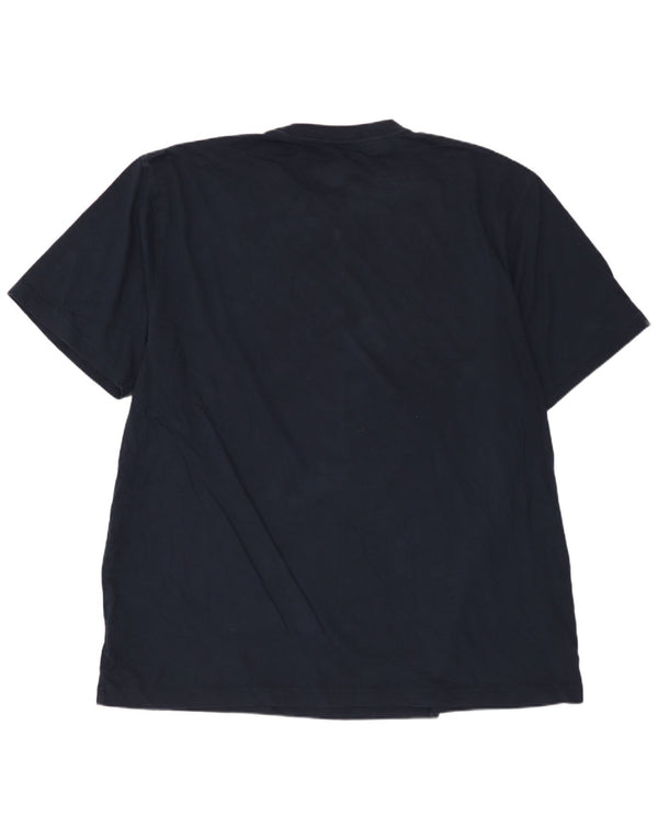 L.L.BEAN Herre Traditional Fit T-Shirt Top XL Navyblå Bomuld