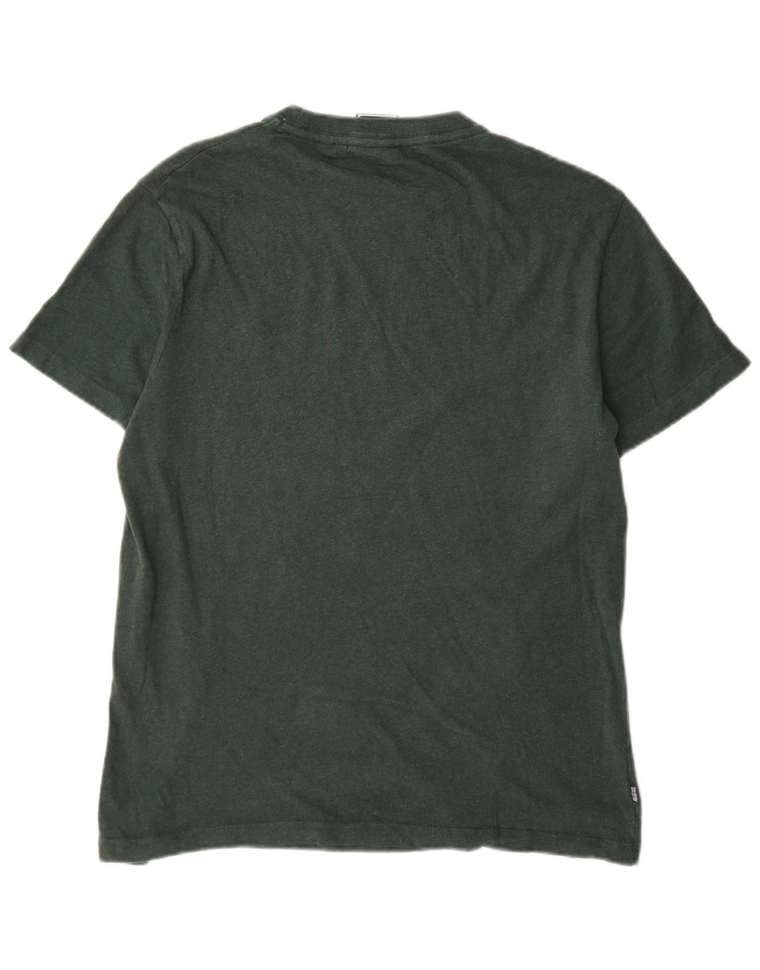 Superdry T-shirt top mellemgrøn bomuld til mænd