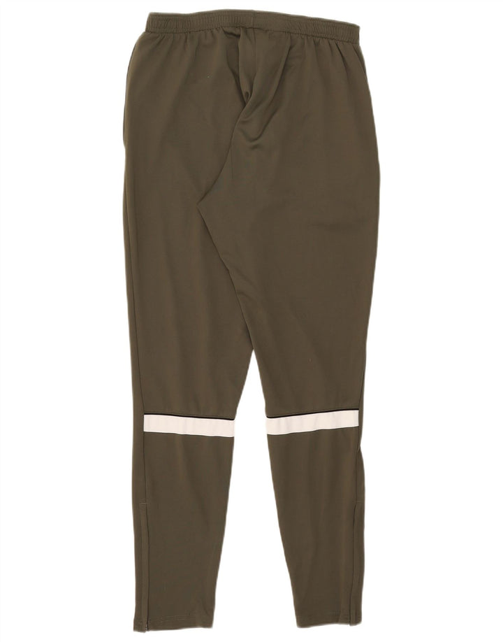 Nike træningsdragtsbukser til kvinder UK 14 Medium Khaki Colourblock Polyester