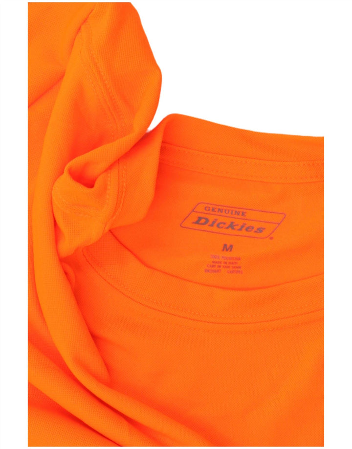 DICKIES Herre T-Shirt Top Medium Orange Polyester