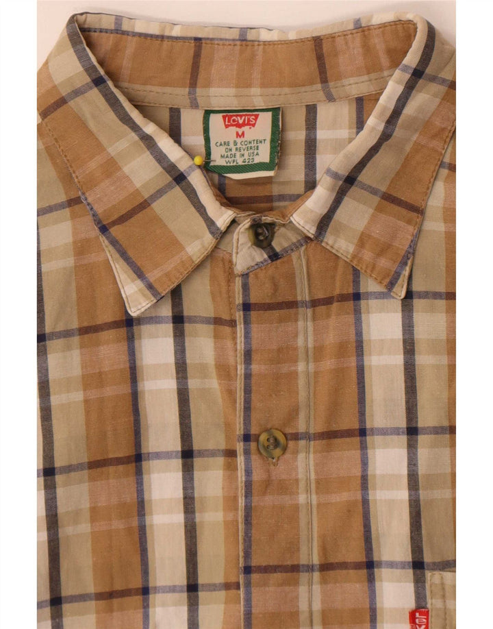 Levi's Herreskjorte Medium Brun Plaid Bomuld