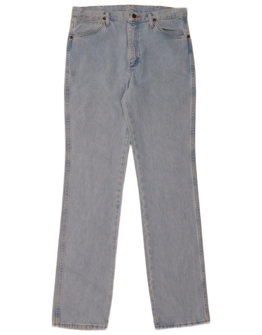 Wrangler Straight Jeans til mænd W34 L36 blå bomuld