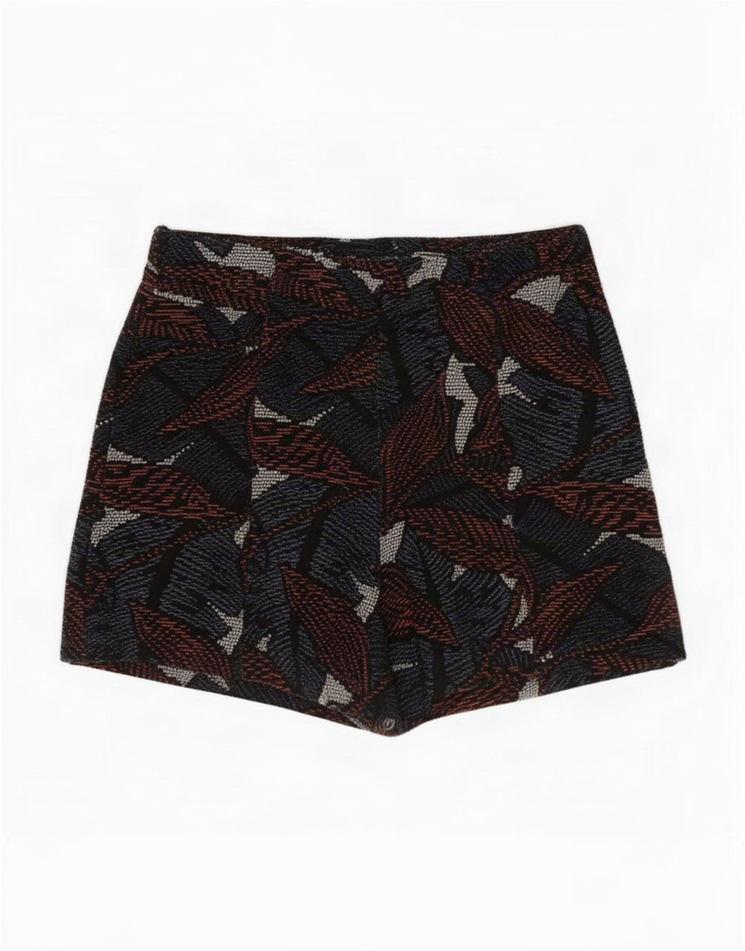 Zara Womens Trafaluc abstrakt mønster shorts XS W24 flerfarvet