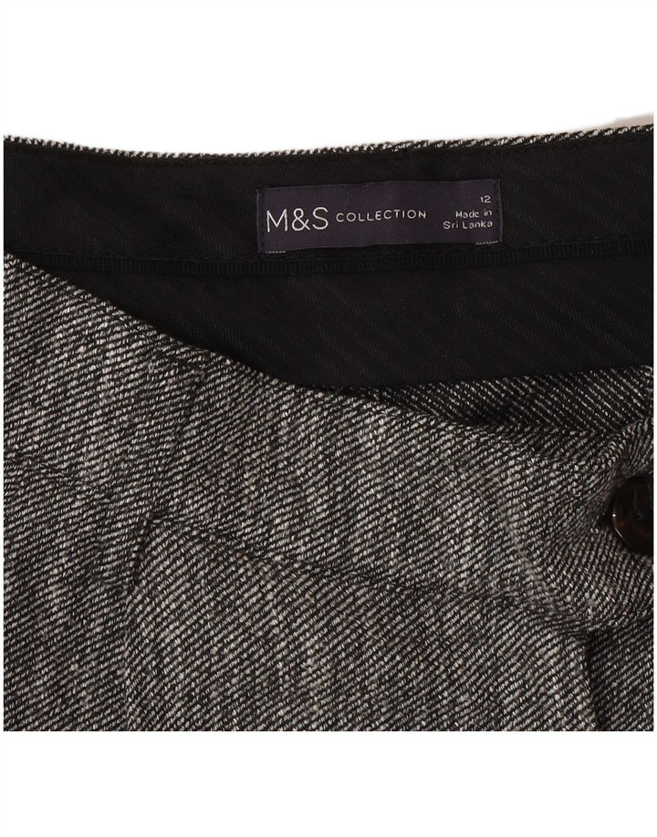 Marks & Spencer Lige jakkesæt til kvinder, bukser UK 12 Medium W30 L27 Grå