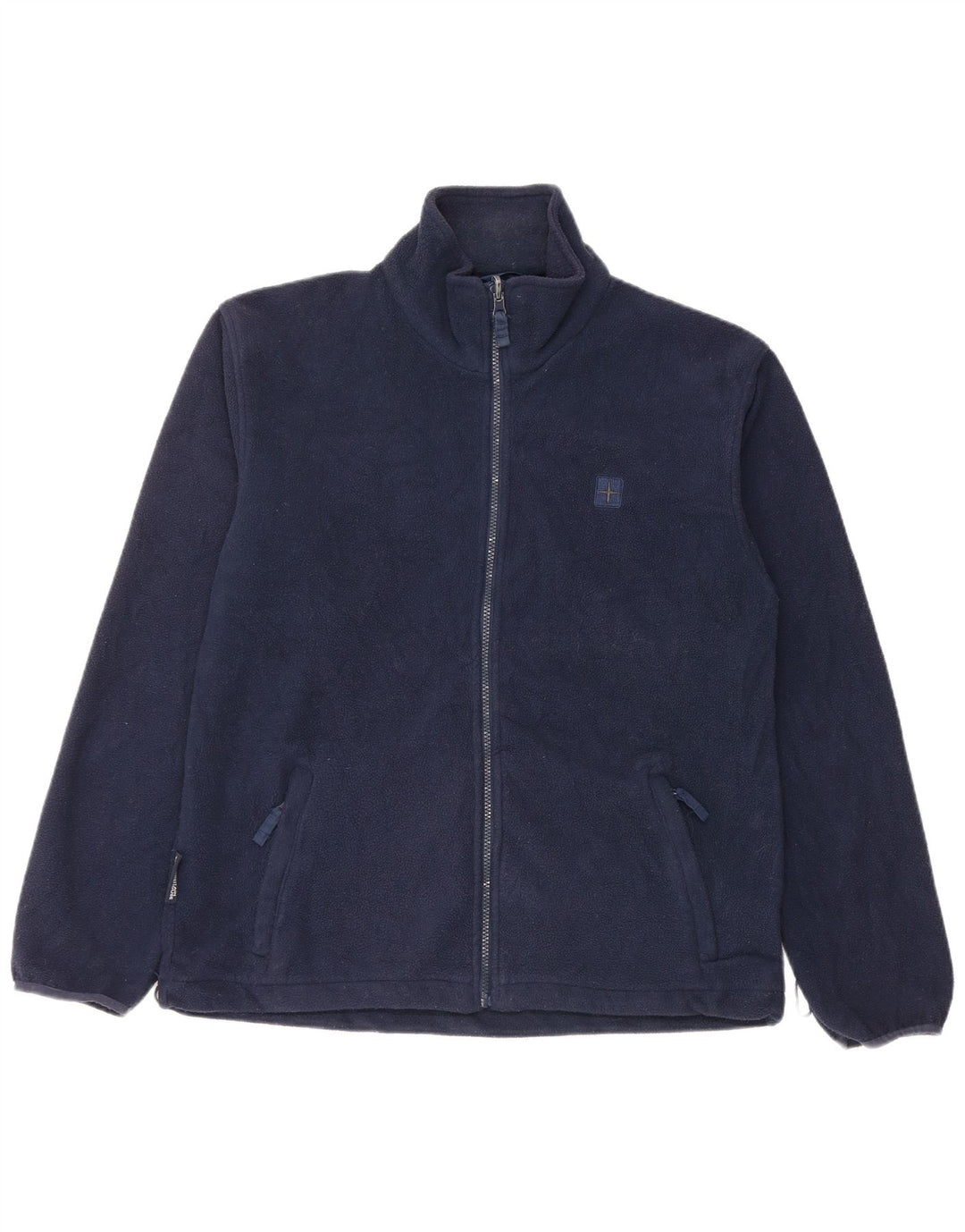 Mountain Warehouse Herre Fleecejakke UK 38 Medium Navy Blue Polyester