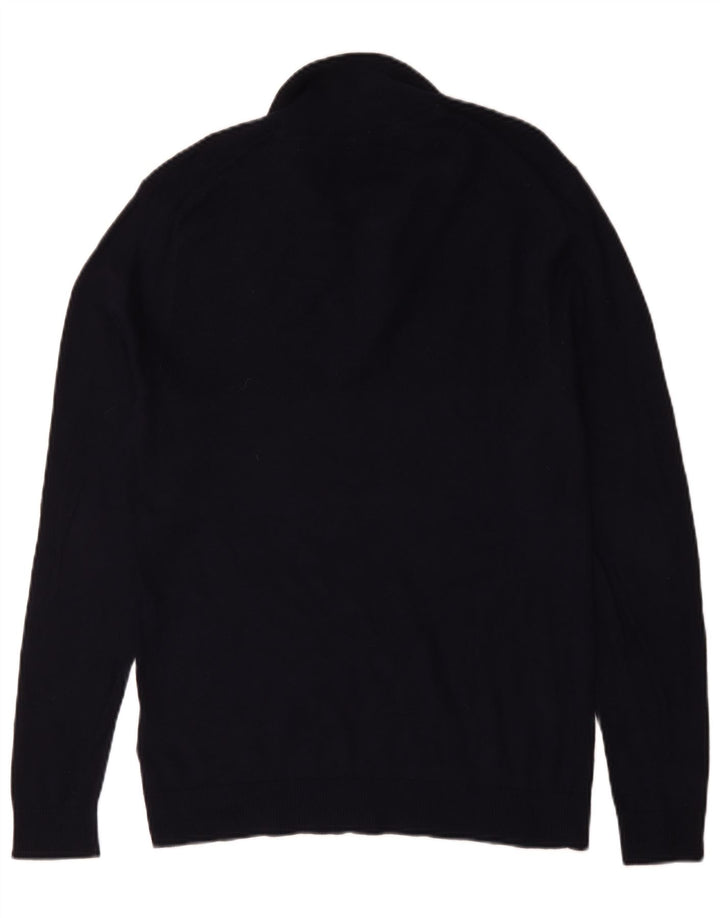 Jack & Jones Herre lynlås-hals sweater lille marineblå bomuld