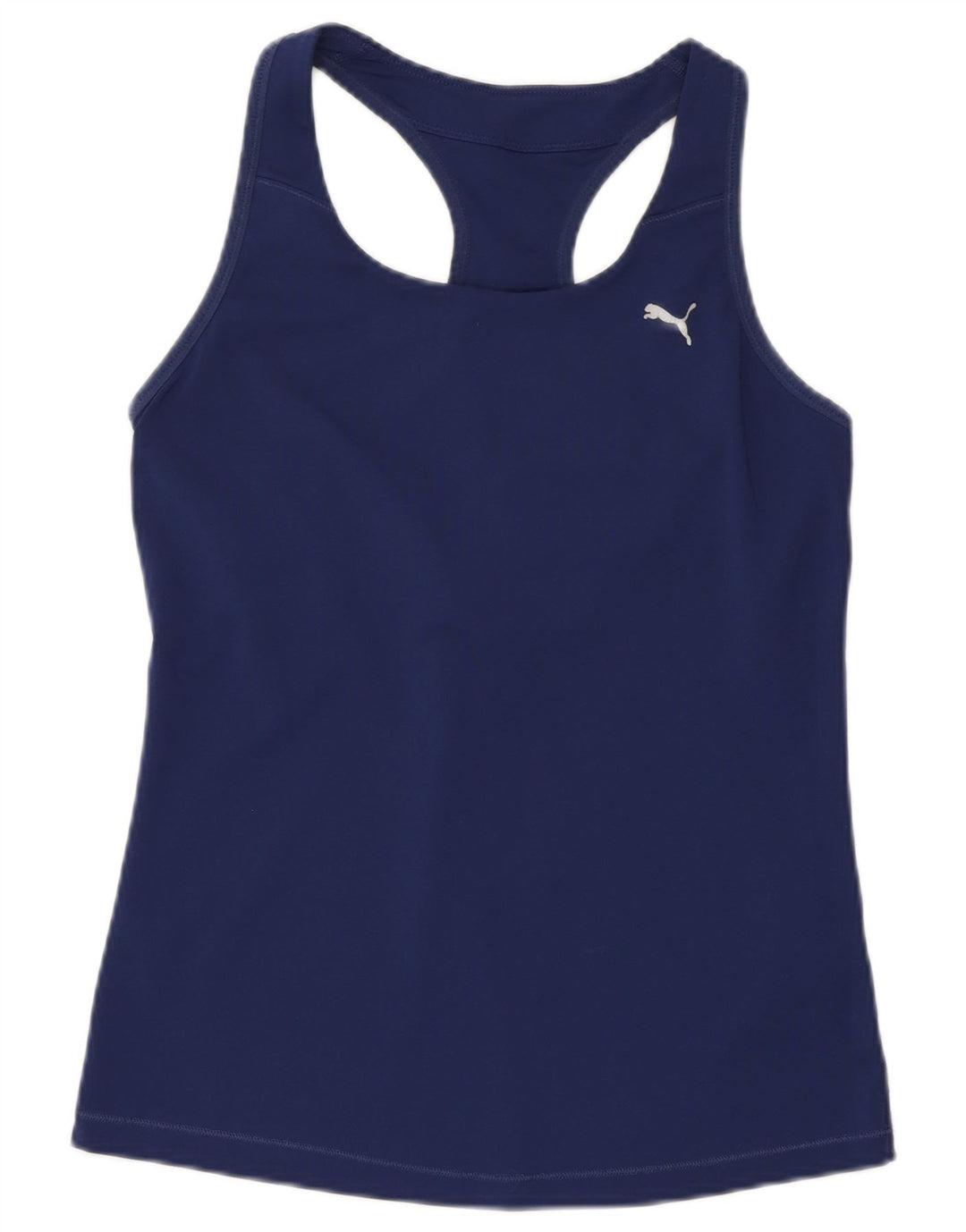 PUMA Damevest Top UK 16 Large Navy Blue Polyester