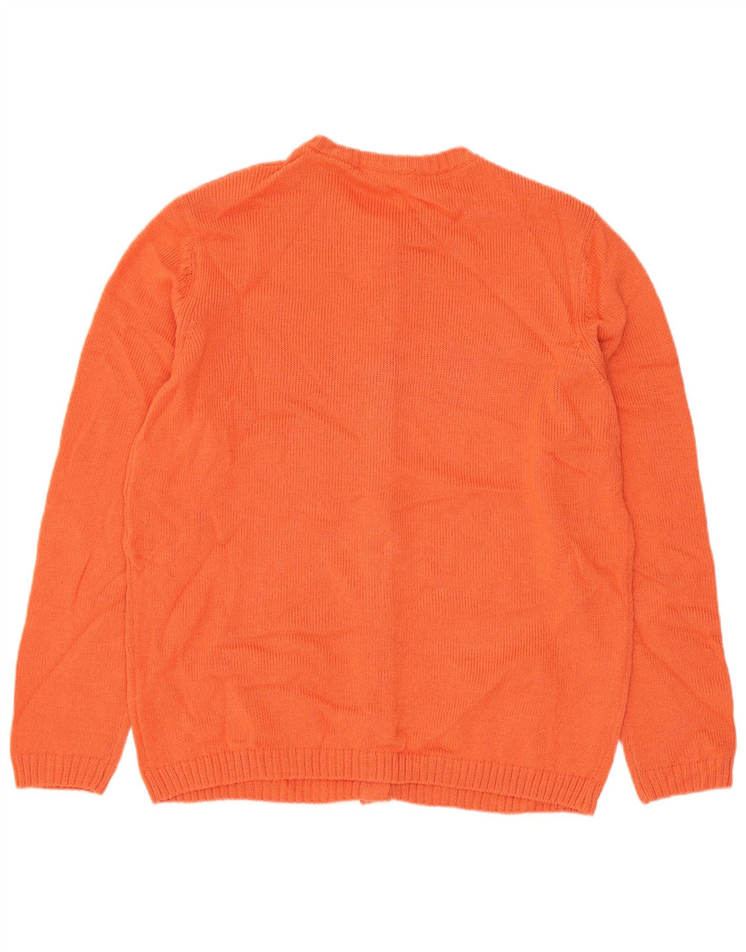MARKS & SPENCER Dame cardigan sweater UK 12 Medium Orange Akryl
