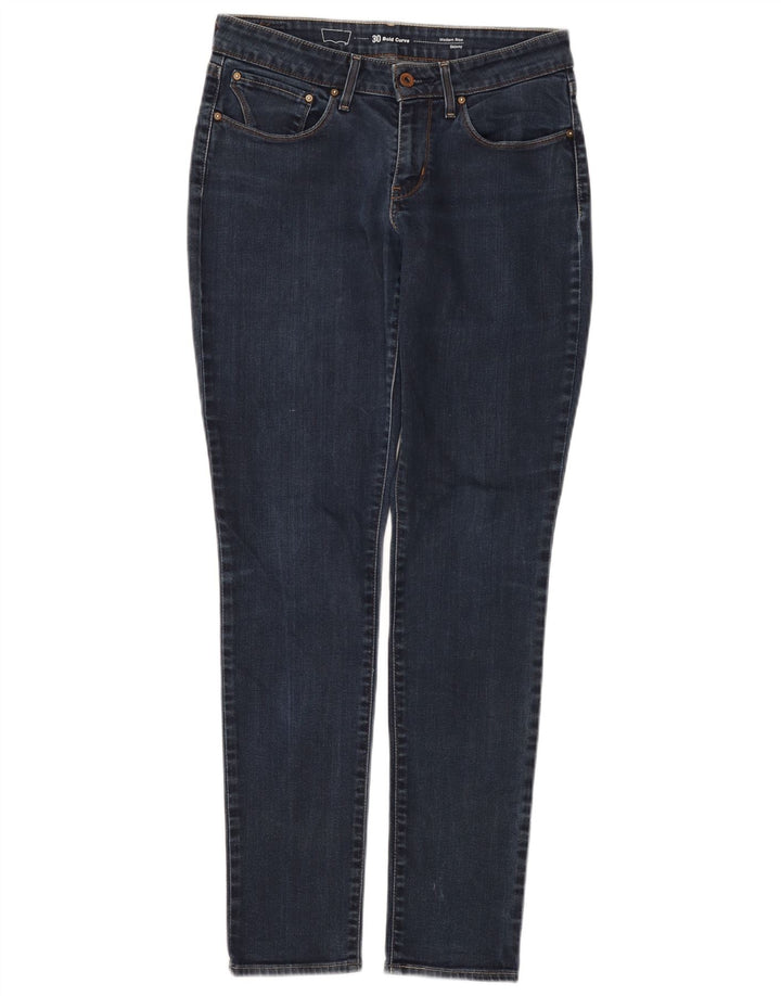 LEVI'S Womens Bold Curve Modern Rise Skinny Jeans W30 L32 Blå Bomuld