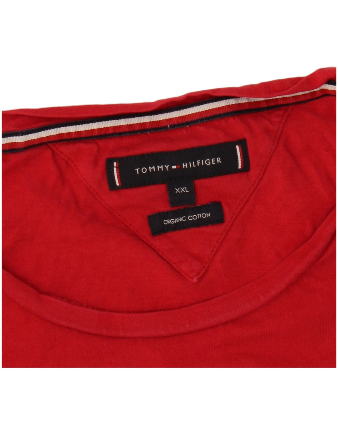 Tommy Hilfiger Dame UK 20 2XL Rød Bomuld