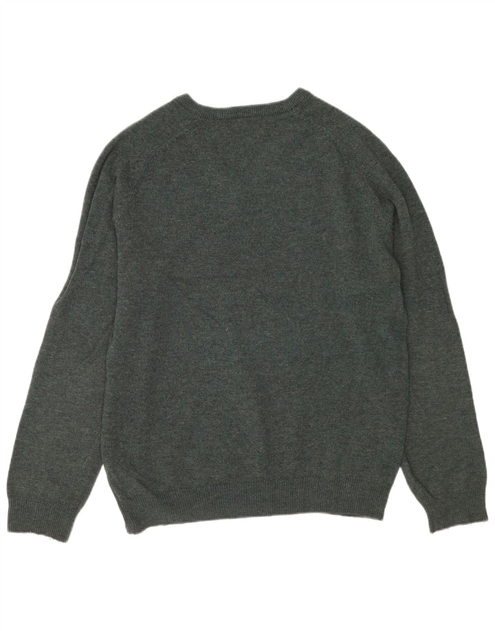 Marks & Spencer Dame Oversized V-hals sweater UK 16 Large Green