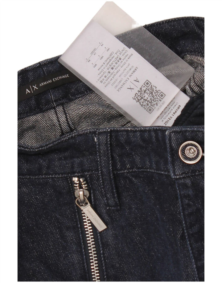 Armani Exchange Womens Tapered Jeans US 4 Small W26 L27 Navy Blue
