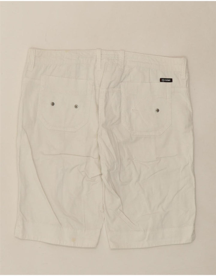 COLMAR Womens Casual Shorts W34 Large White Vintage Colmar and Second-Hand Colmar from Messina Hembry 