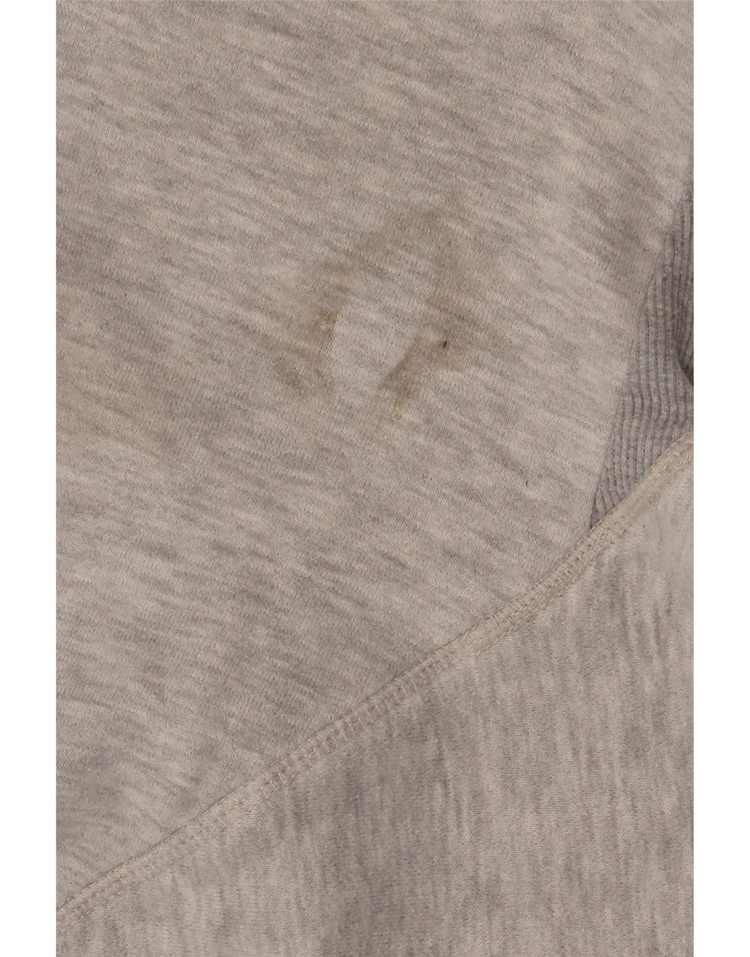 Besætningsbeklædning Herre grafisk sweatshirt jumper stor grå flækket bomuld