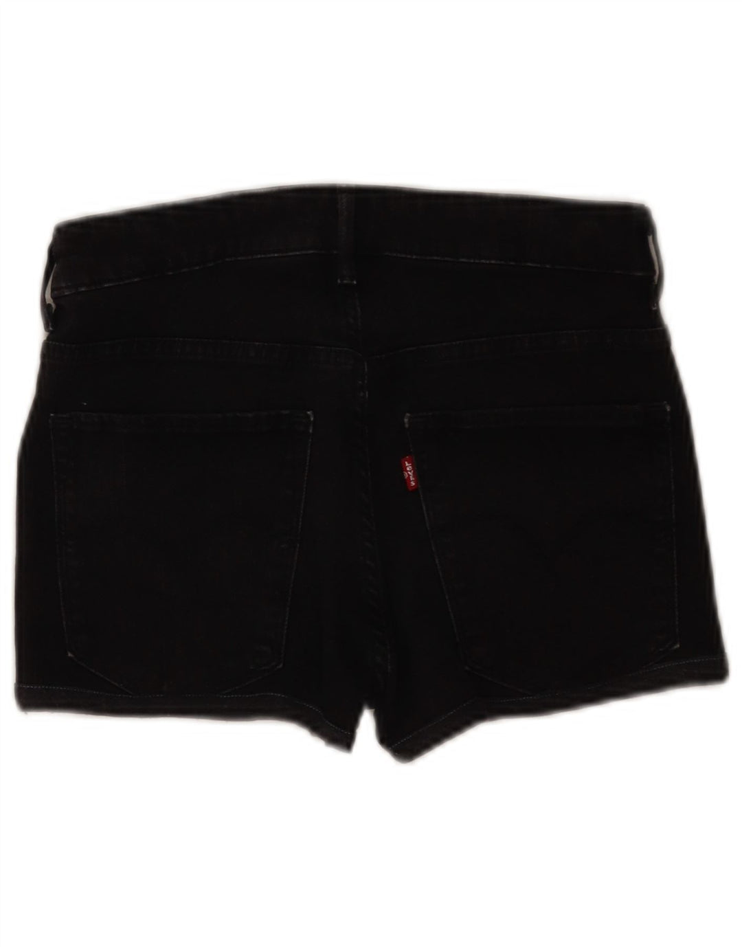 Levi's Dame Denim Hot Pants W28 Medium Sort Bomuld
