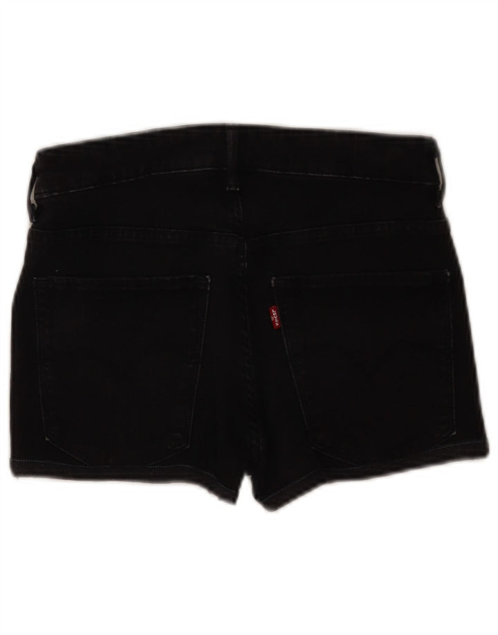 Levi's Dame Denim Hot Pants W28 Medium Sort Bomuld