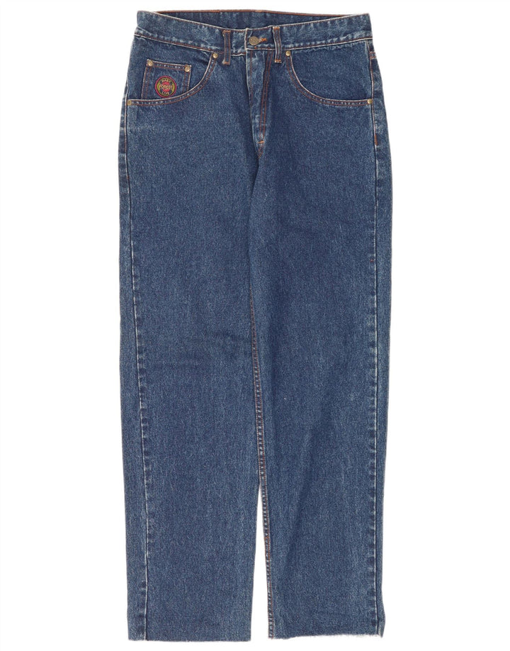 Mash Dame Straight Jeans W34 L31 Blå Bomuld