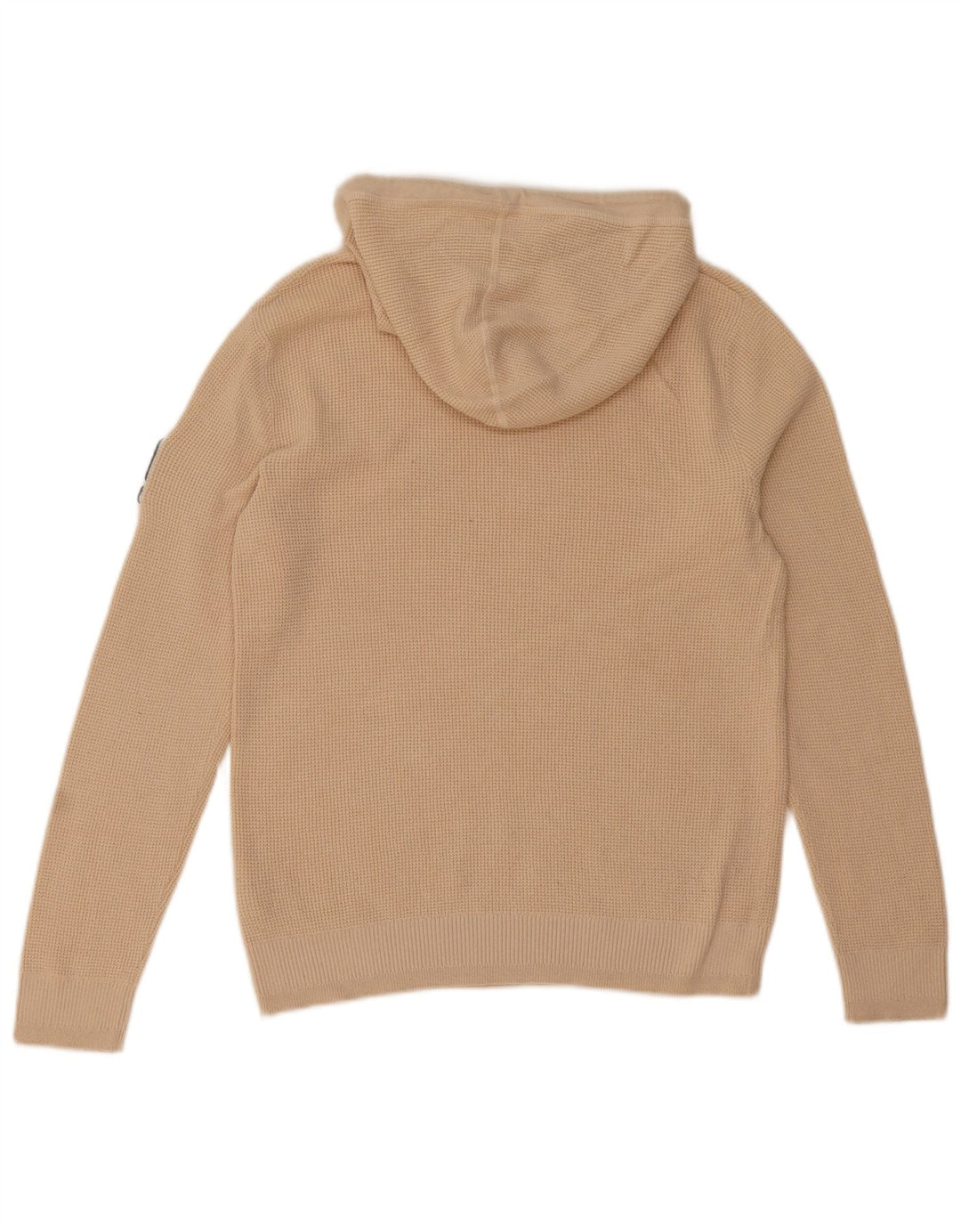 Jack & Jones Sweater med hætte til mænd, lille beige bomuld