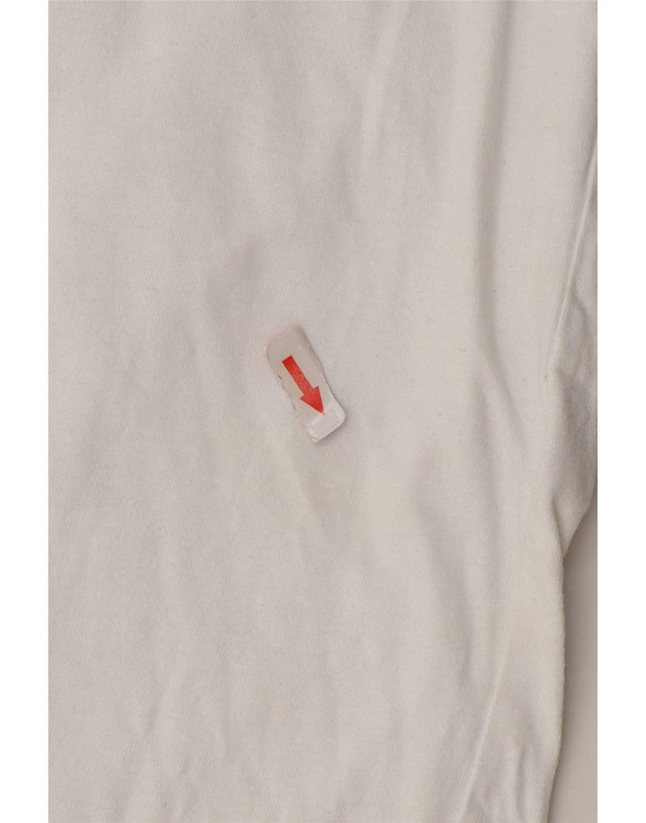 Superdry Grafisk T-shirt til mænd, medium hvid bomuld