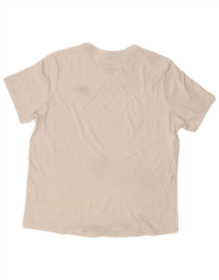 Nike T-shirt top mellem mænd, hvid bomuld