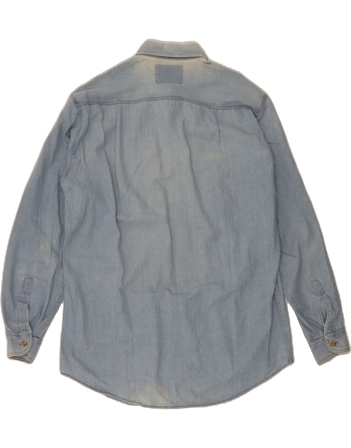 LEVI'S Mens Denim Shirt Medium Blue Cotton Vintage Levi's and Second-Hand Levi's from Messina Hembry 