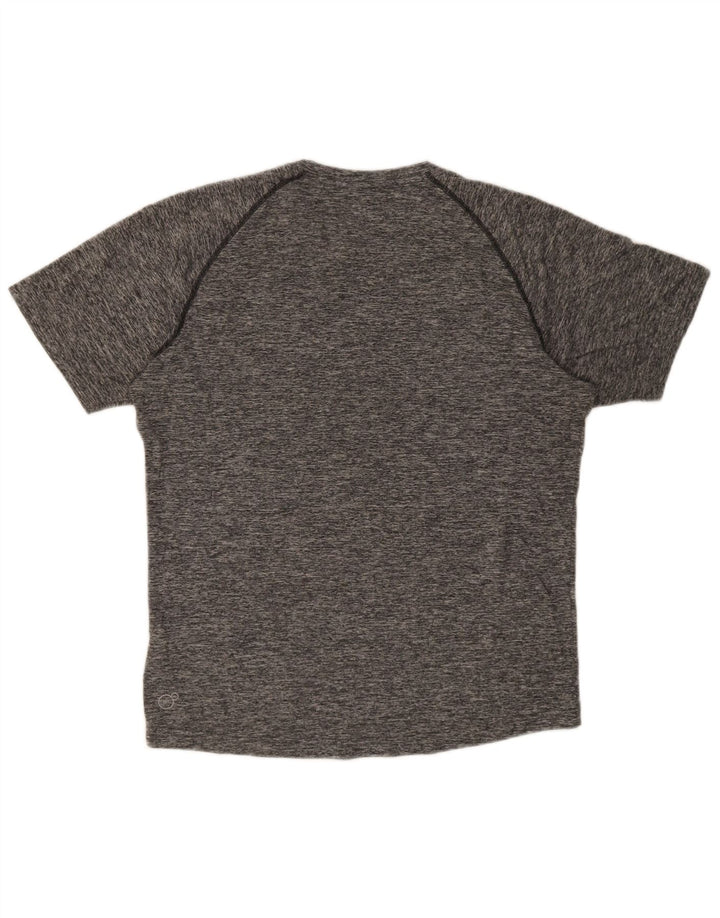 Puma Herre T-Shirt Top Medium Grey Flecked Polyester
