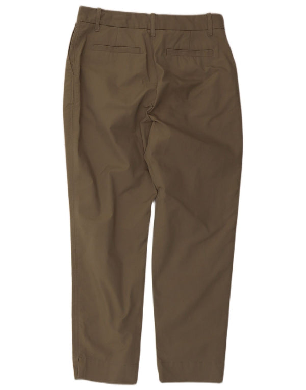 Marks & Spencer koniske chinobukser til kvinder UK 10 Small W30 L26 Khaki