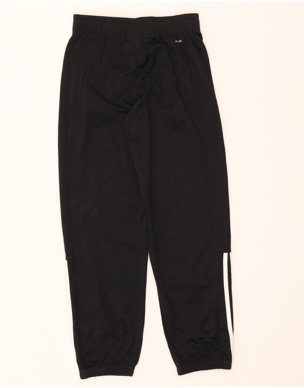 Adidas Drenge Træningsdragt Bukser Joggers 11-12 År Sort Polyester