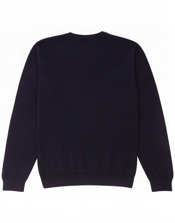 Marks & Spencer Boys V-Neck Jumper Sweater 15-16 Years Navy Blue Cotton