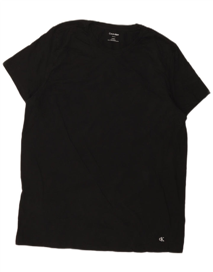 Calvin Klein Herre Classic Fit T-Shirt Top XL Sort