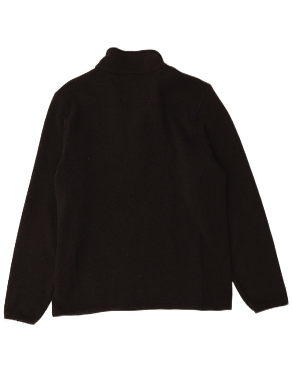 The North Face Herre Zip Neck Jumper Sweater Medium Black