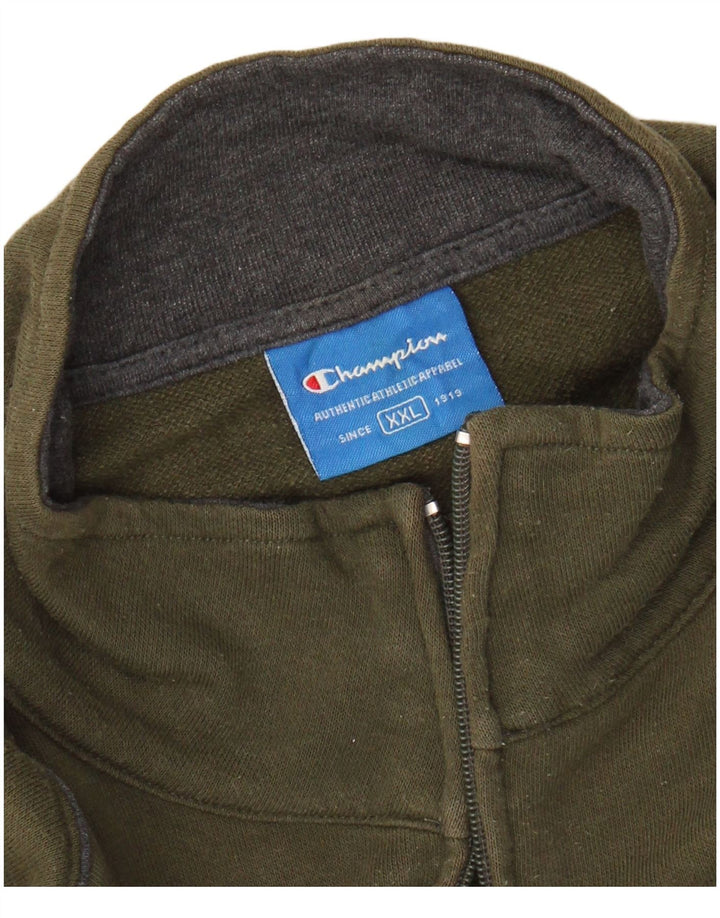 Champion Træningsdragt til mænd Topjakke 2XL Khaki