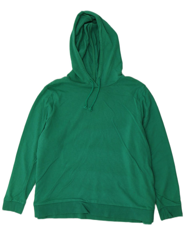 Marks & Spencer Dame Hættetrøje Jumper UK 24 4XL Grøn Bomuld