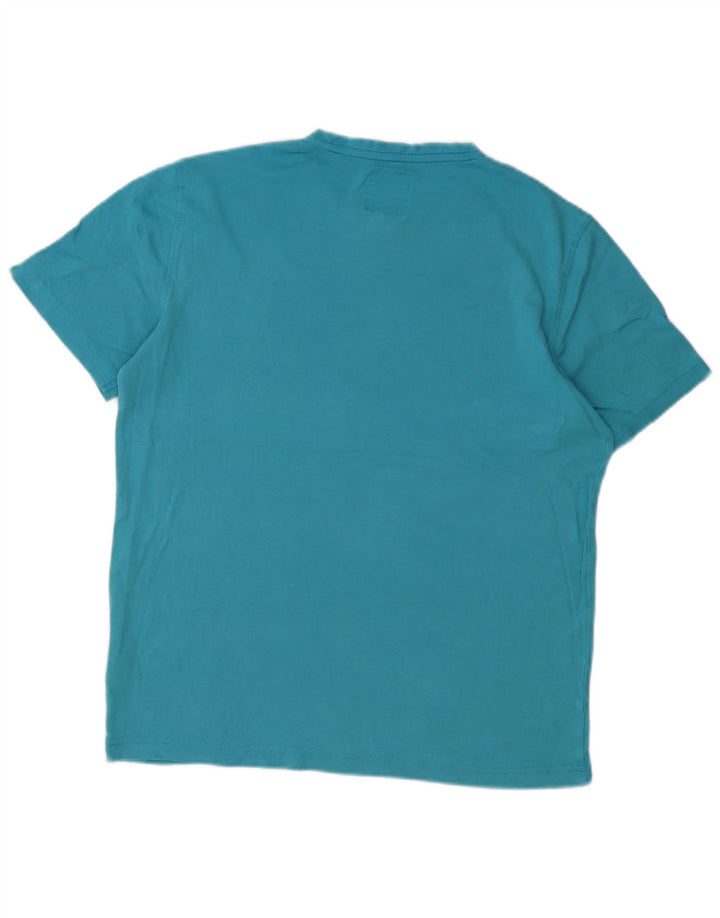 Crew Clothing Herre T-Shirt Top Medium Blue Bomuld