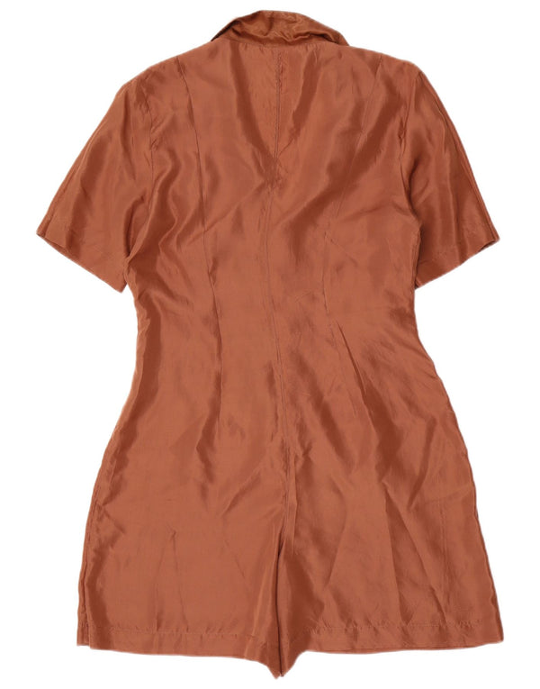Vintage Dame Playsuit UK 14 Medium Brown
