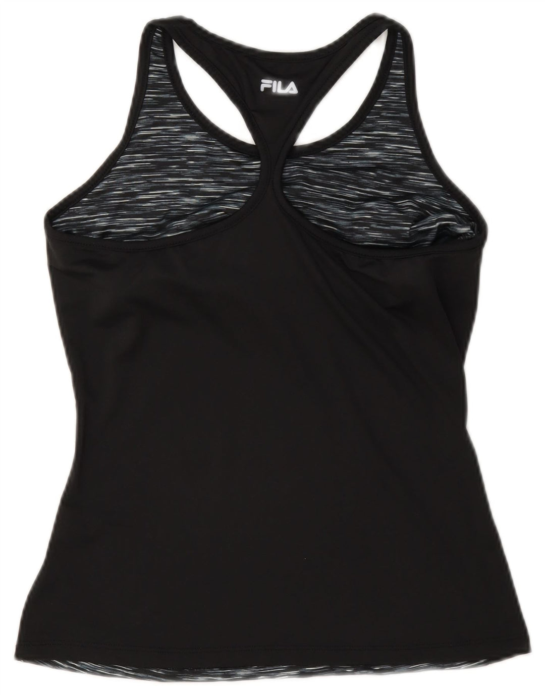Adidas Damevest Top UK 12 Medium Sort Flecked Polyester