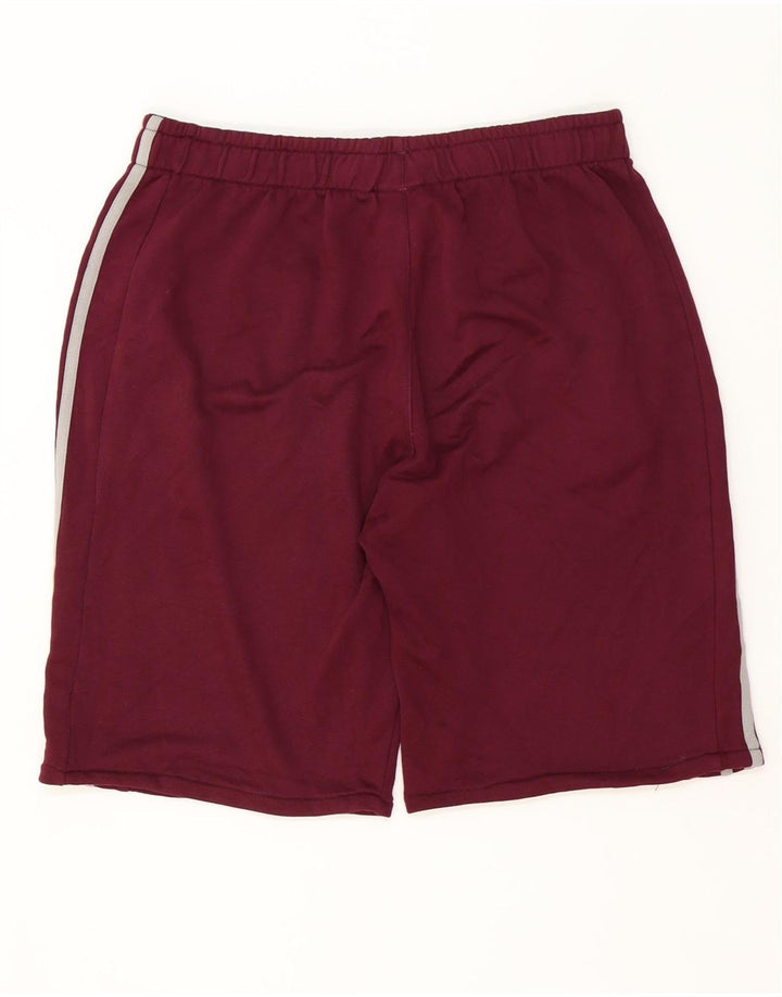 Adidas Herre Climalite Sport Shorts Large Bourgogne Polyester