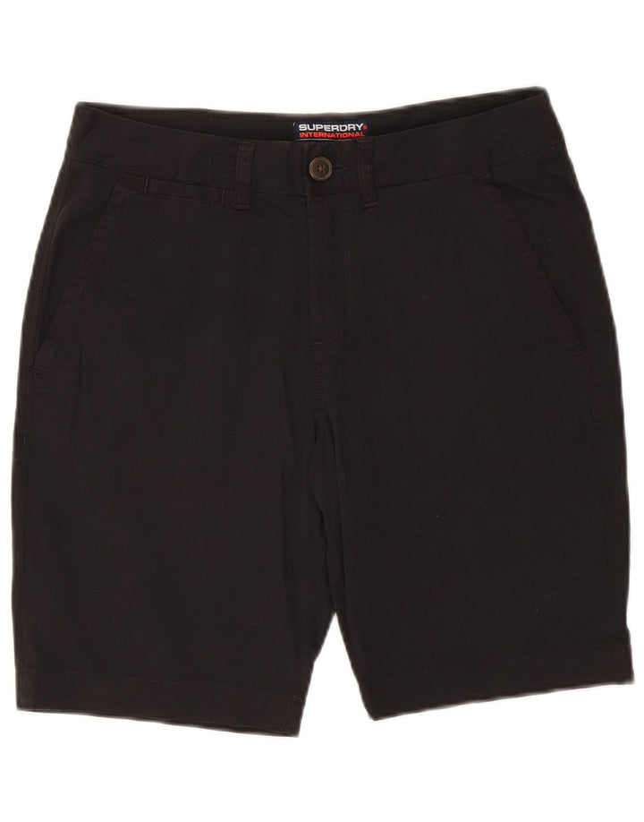SUPERDRY Chino Shorts til mænd W32 Medium Sort Bomuld