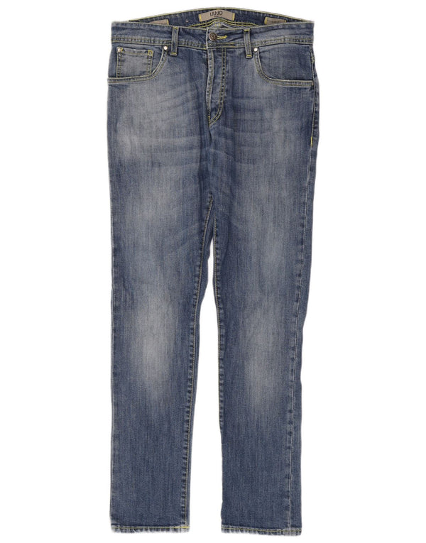 Liu Jo Herre Slim Jeans IT 45 Small W30 L30 Blå Bomuld