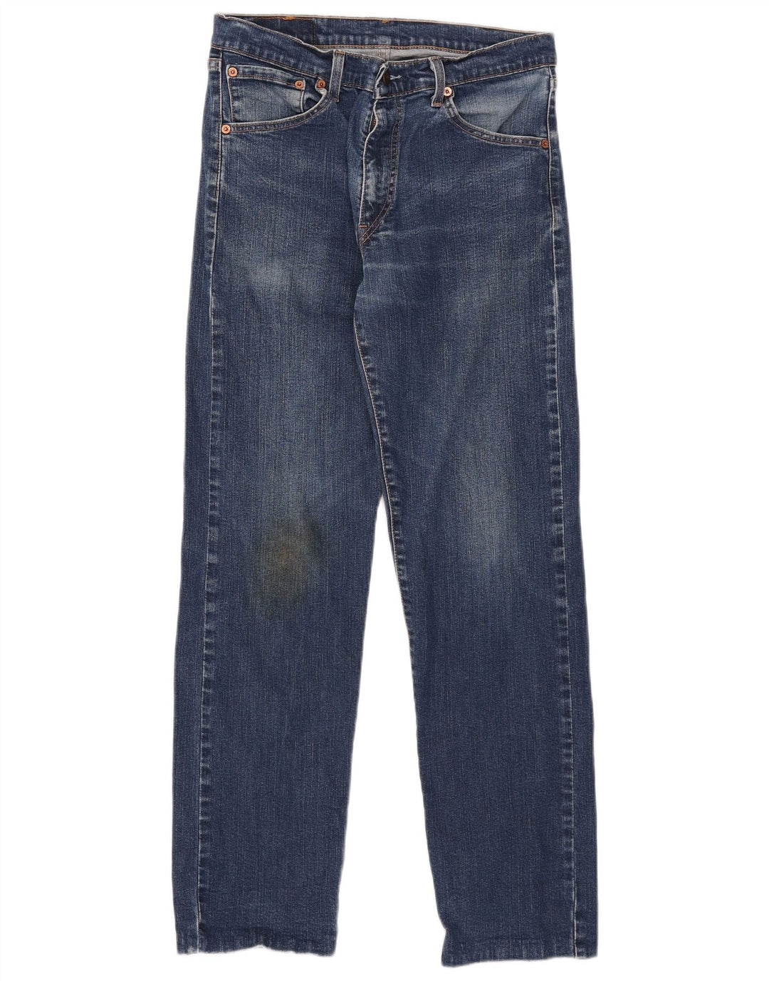 Levi's Herre 521 lige jeans W33 L29 blå bomuld