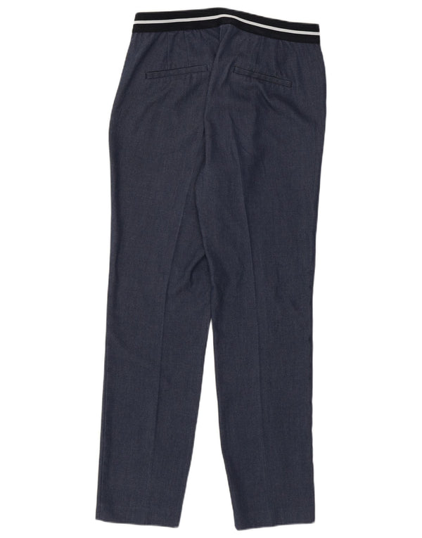Zara koniske Chinobukser til kvinder Medium W28 L27 Blå polyester